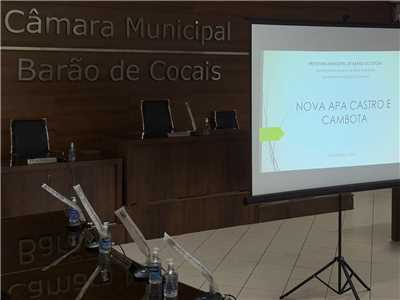 C&#226;mara Municipal recebe Audi&#234;ncia P&#250;blica sobre a cria&#231;&#227;o da APA Castro e Cambota